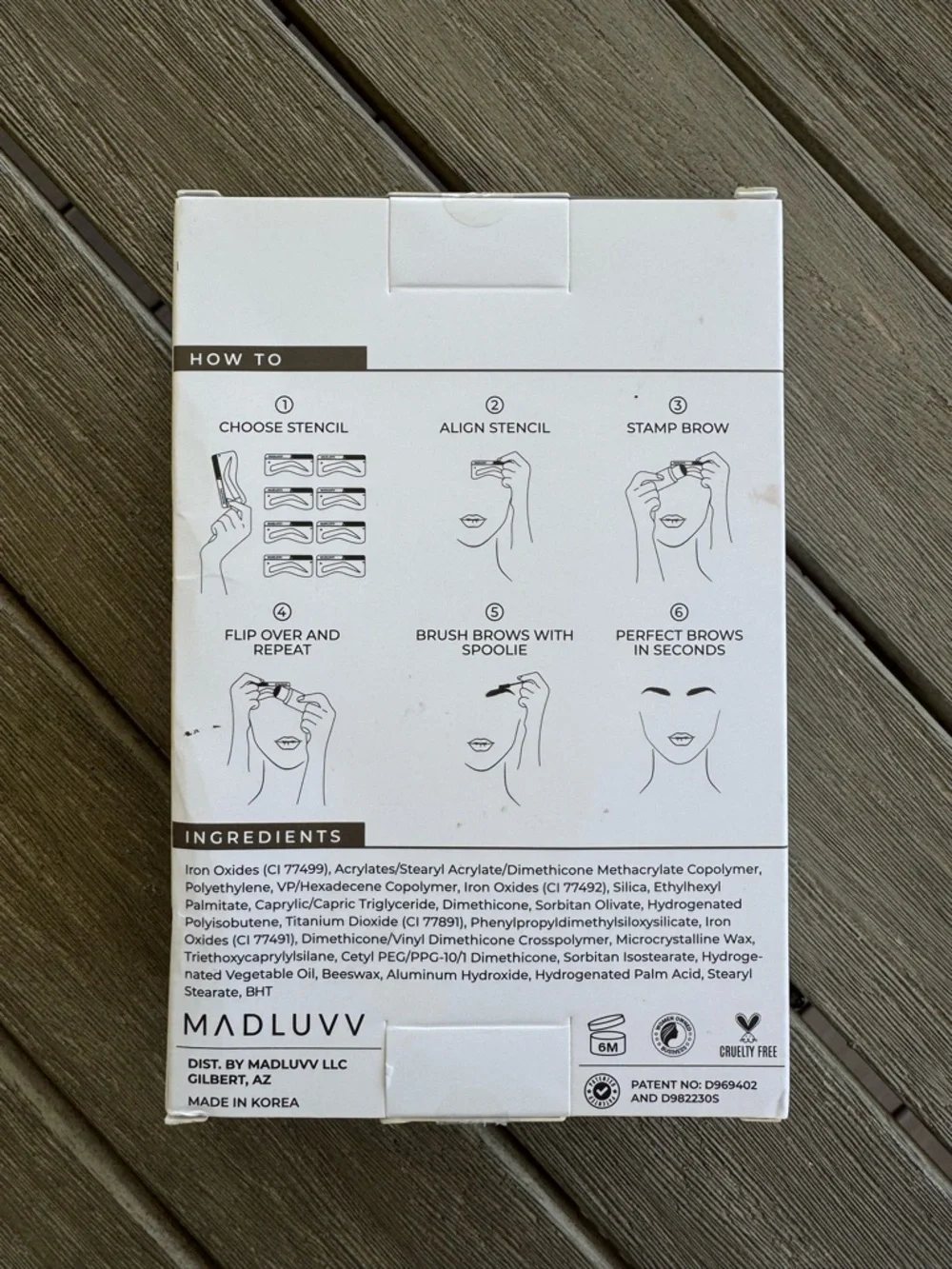 Madluvv The Brow Stamp Kit - Soft Brown - Picture 3 of 5